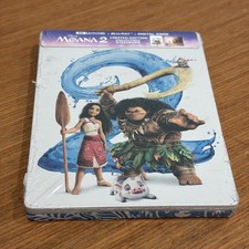 Steelbook Moana 2 4K UHD Blu-ray Digital NEW