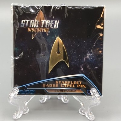 QMx Star Trek Discovery Starfleet Badge Lapel Pin COMMAND New