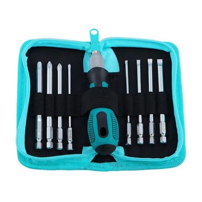 8 Piece Multiple Bit Screwdriver Steel Construction For Various Applications