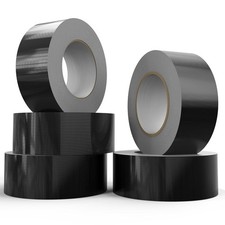 SWRT 9 Mil 5-Pack Black Heavy Duty Duct Tape Strong Adhesive, 2 in x 30 YD Tota