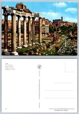 Vintage Roman Forum Italy Postcard - Ancient Rome Ruins Plurigraf Terni