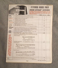 Vintage 1971 Oscar Schmidt Autoharp Original Catalog Accessories Price List