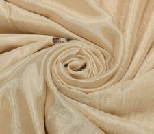 Sushila Vintage Cream Saree Blend Silk Embroidered Floral Sari Craft Fabric