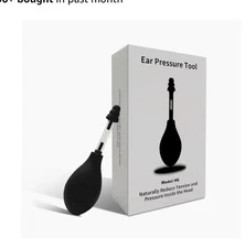 Ear Pressure Relief Device, Migraine & Airplane Ear Relief, Natural Ear Popper