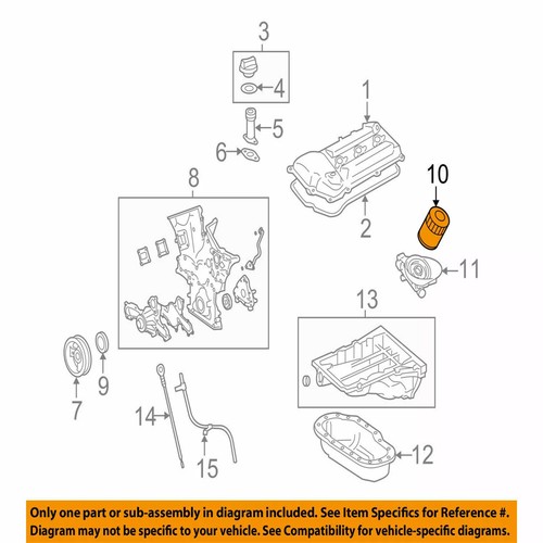 8x Oil Filter 90915-YZZD3 For TOYOTA 4Runner Tundra Tacoma Sequoia #90915YZZD3 - Picture 12 of 12