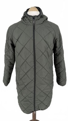 Dunnes Stores Quilted Longline Hooded Jacket Green Men s Medium