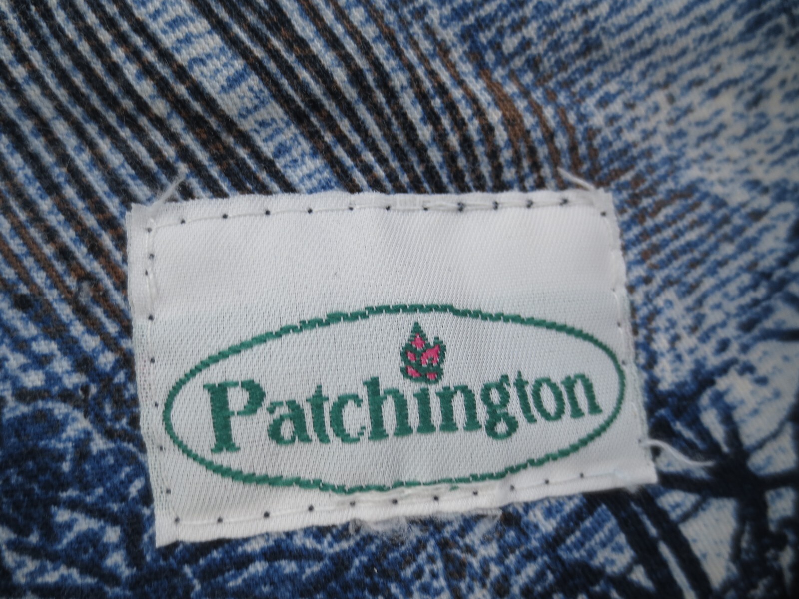 Patchington Jacket Womens Medium* Blue Floral Cot… - image 3