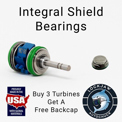 Star 430 SWL PB Turbines LubeFree Ceramic Bearings Lot of 3 + 1 Back Cap