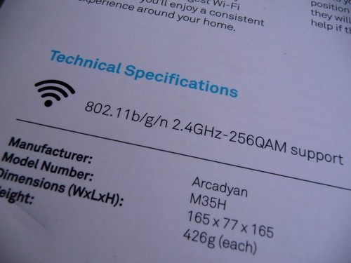AU SELLER 2 x Telstra Smart Wi-Fi Wireless Mesh M35H Units in 1 box - TESTED - Bild 2 von 8