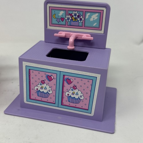 Juego de cocina vintage Kenner Cupcakes pastel helado 1991 con perro raro - Imagen 6 de 13