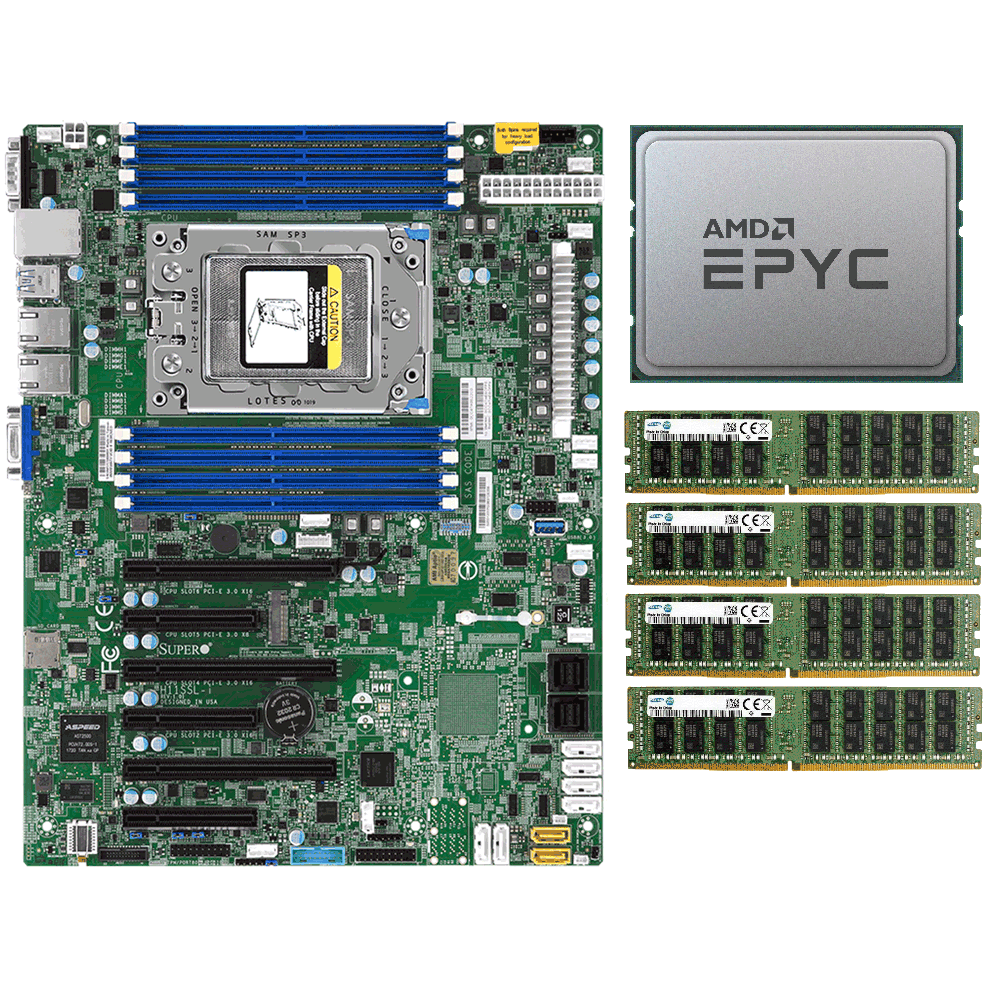 AMD EPYC 7551Pとサーバー用メモリDDR4 ややこしい 2666MHz 64GB