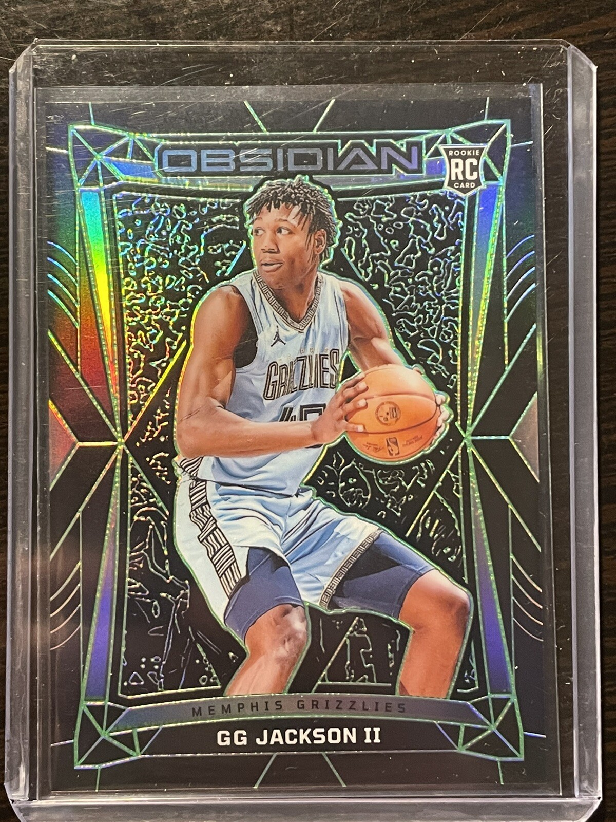 2023 OBSIDIAN BASKETBALL RC GG JACKSON II #89 GREEN ELECTRIC ETCH /25