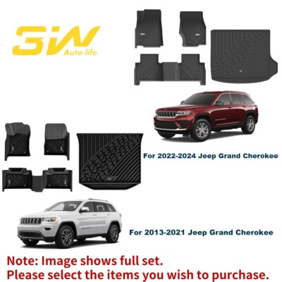 #ad #ad 3W Floor Mats Trunk Liner For Jeep Grand Cherokee 2013 2025 All Weather Car Mat $159.99