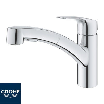 GROHE Eurosmart Einhand-Küchenarmatur mit Dual-Brause - Chrom  