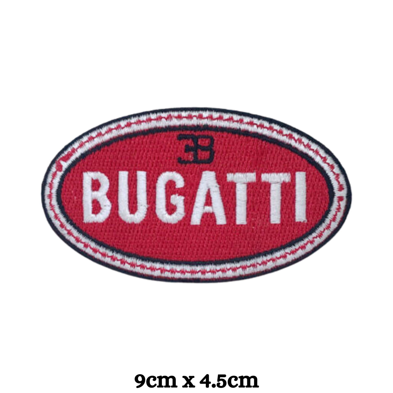 Bugatti MotorSports Car logo Iron on Sew on Embroidered Patch | eBay UK