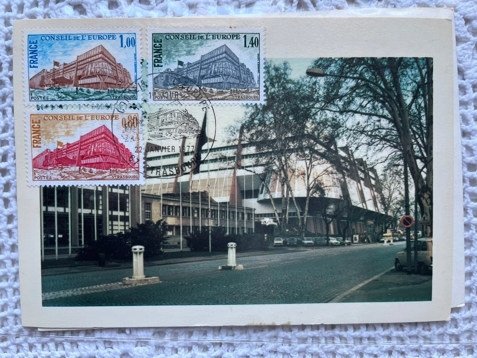 premier jour enveloppe 1977 Conseil De L’Europe - Photo 1/1