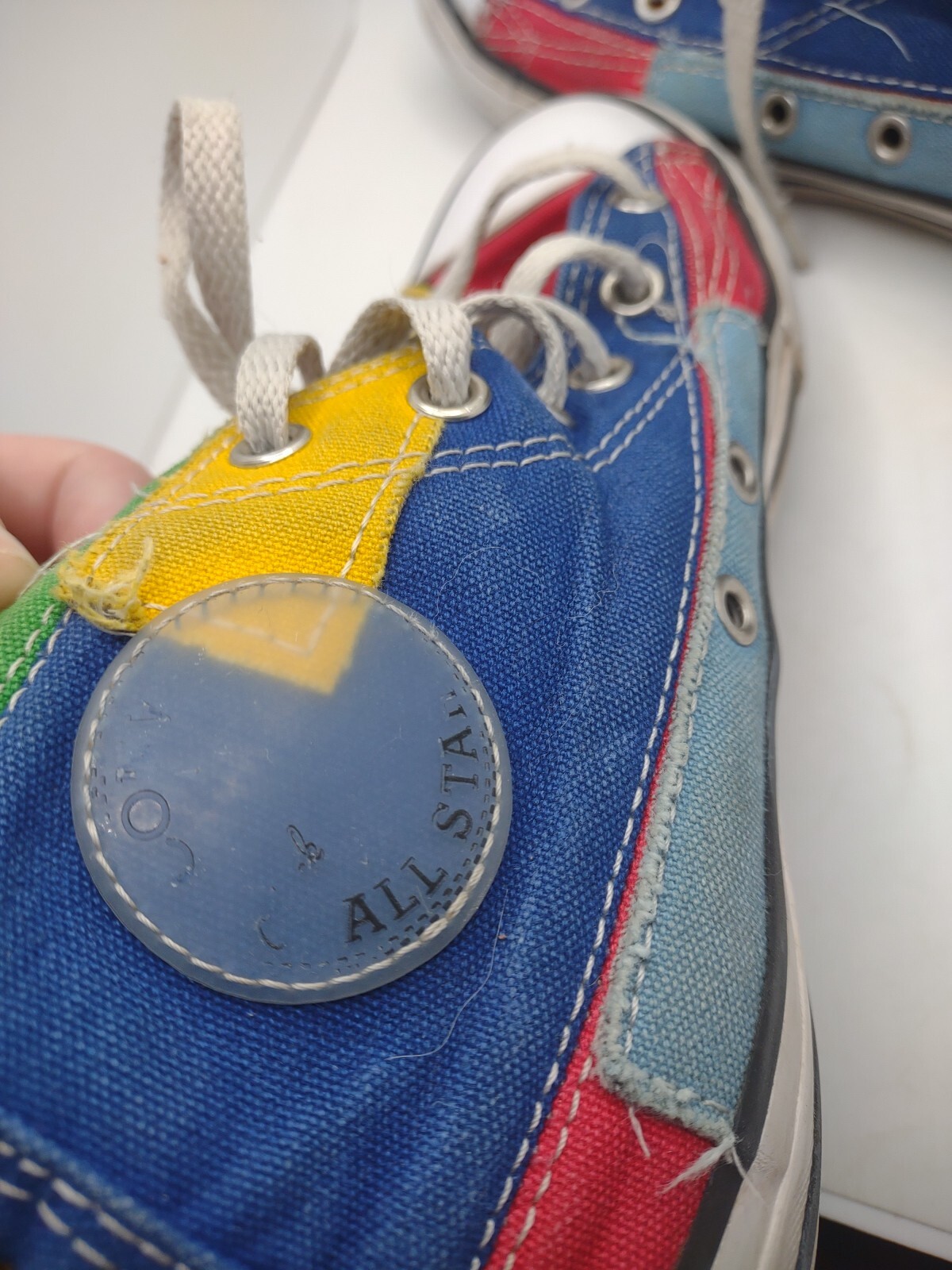 Converse Patchwork Color blocking High Top Multic… - image 5