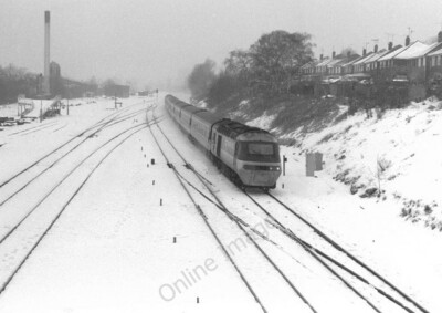 Photo 6x4 HST in the Snow, Kings Norton, 1991 Cotteridge During the winte c1991