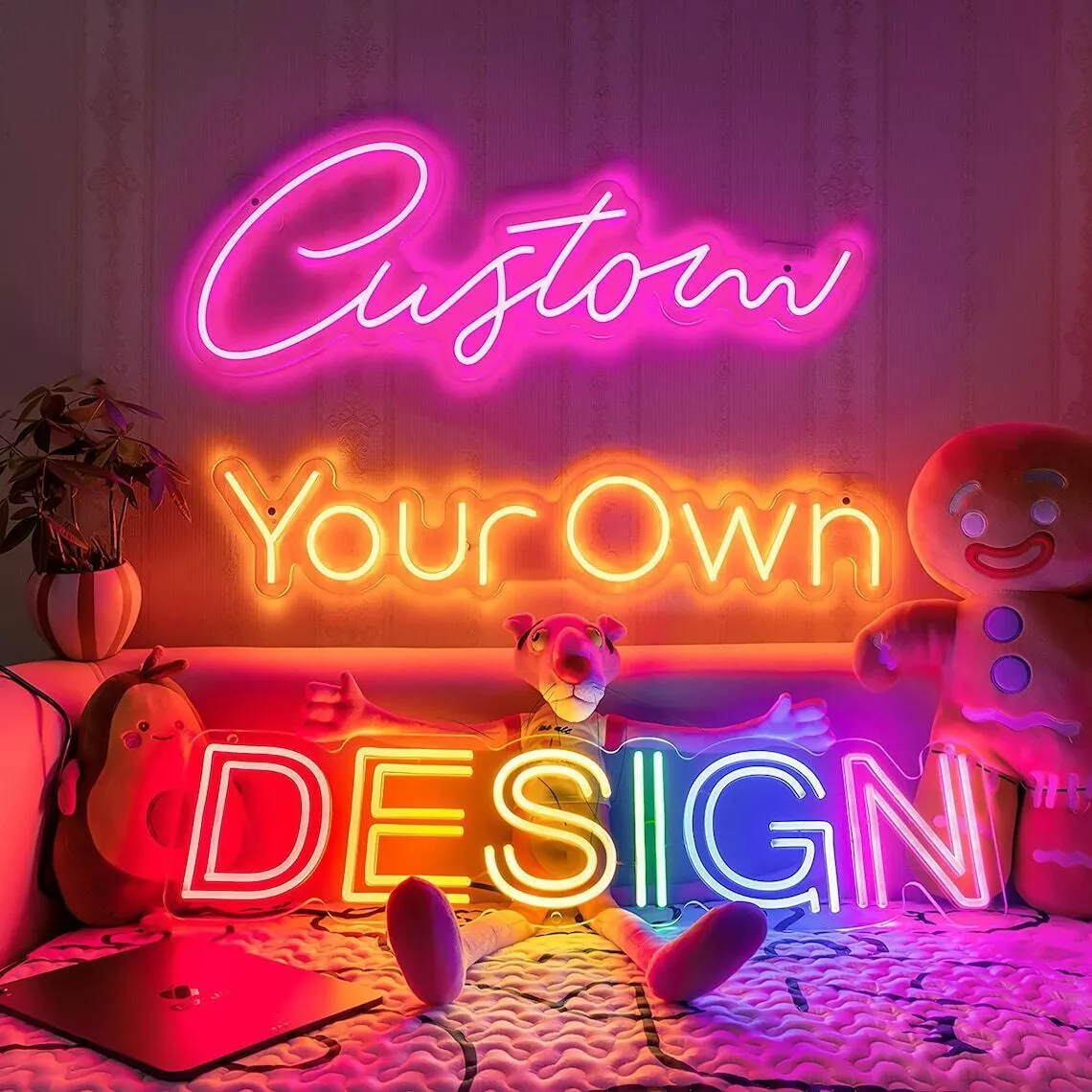 Neon wall lights personalised deals