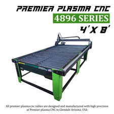 Premier Plasma CNC PLASMA CUTTING 4x8 FLAT Deck Table MADE IN USA 2025