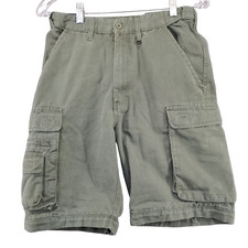 Boy Scouts of America Boys Relaxed Convertible Uniform Shorts Green Size 26