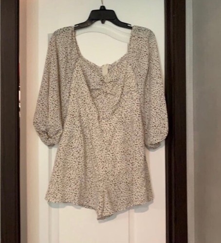 Cheetah Print Romper Boutique Animal Print Leopard Trendy