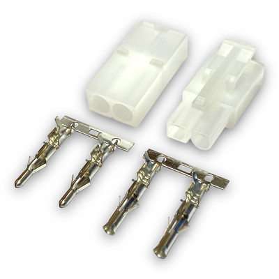   2 Paar ( 4 Stück ) Tamiya Stecker + Buchse Crimp Set Verpolsicher Lipo Akku RC