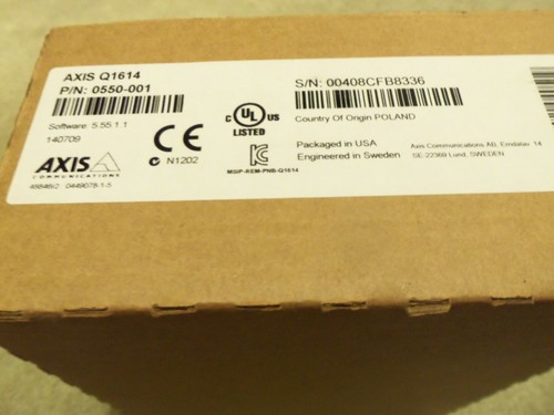 Axis Q1614 Network IP Surveillance Security POE Cam Camera 0550-001 - Picture 4 of 8