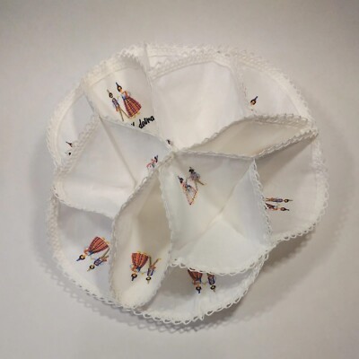 Bun Cozy Buscuit Bread Rolls Muffins Embroidered Cloth Madeira 