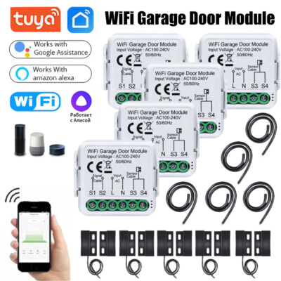 Tuya Wifi Garagentor Wireless Sensor Opener Controller Switch Smart Für Alexa DE