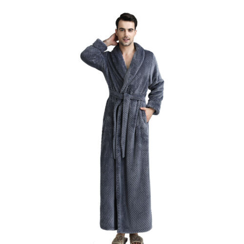 Ladies Womens Bathrobe Long Fleece Dressing Gown Luxury Winter Housecoat Robe UK eBay