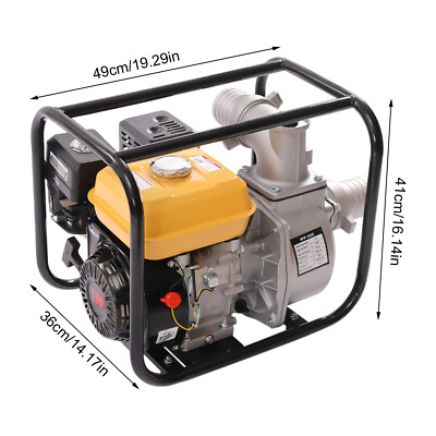 7.5HP 4-Stroke 3'' Inch Gasoline Water Pump 210CC Gas Powered Water Transfer Pump