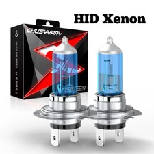 2x H7 Halogen Headlight Bulbs Kit High Low Beam Fog Light 30000lm 6000k White