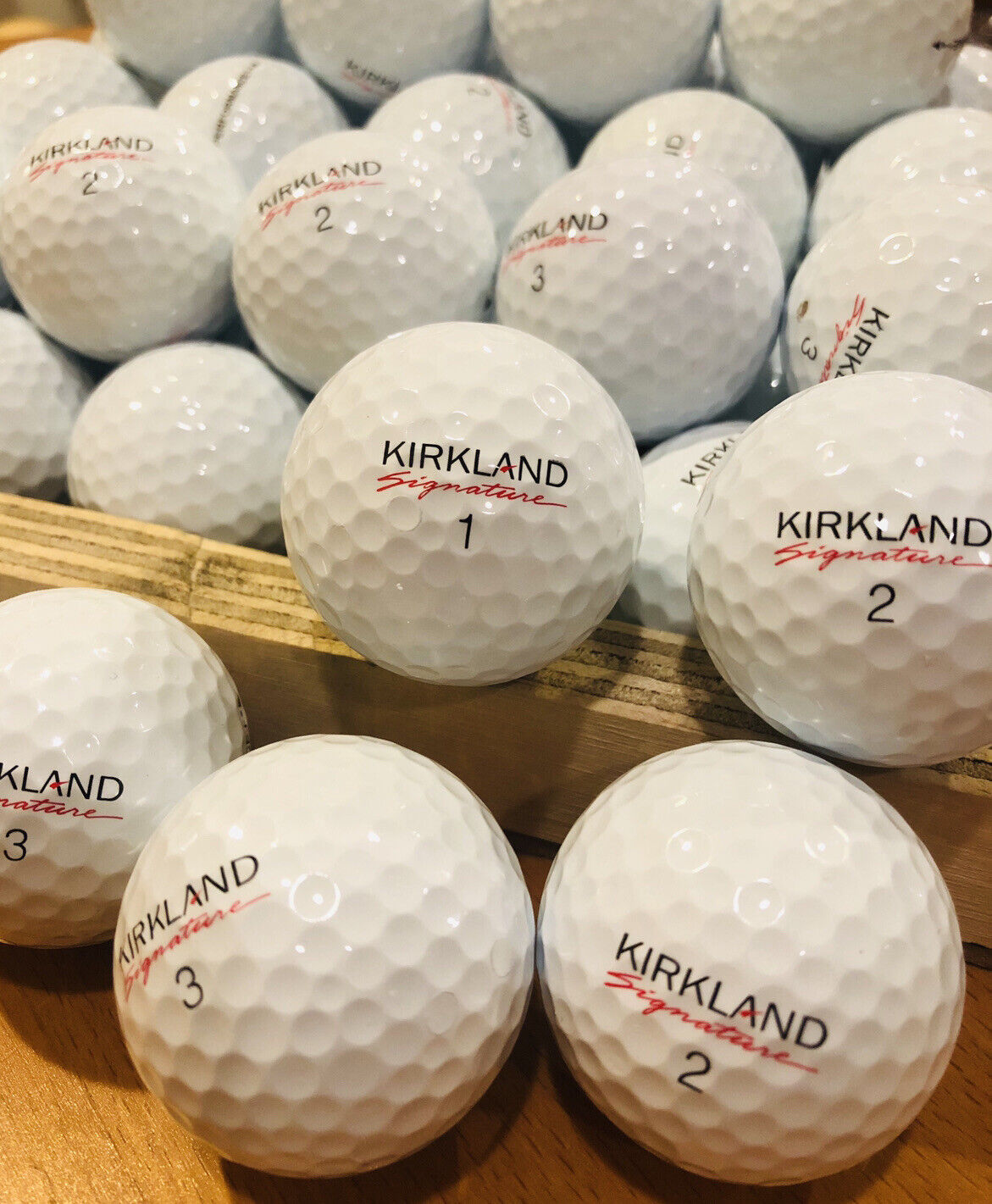 50 Kirkland Performance Plus Used Golf Balls (AAAAA) In MINT Condition!! 5A