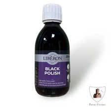 Image of Liberon Black Polish 250ml - A Black French Polish Used for Ebonising