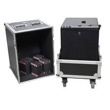 Prox ATA Single Line Array Flight Road Case w/Wheels fits RCF SUB702AS Subwoofer