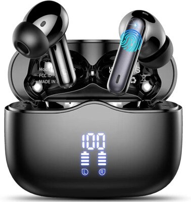  E3 Tru Wireless Earbuds Bluetooth Kopfhörer - Schwarz