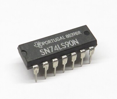 5 Stück SN74LS90N decade counter DIP14, Texas Instruments