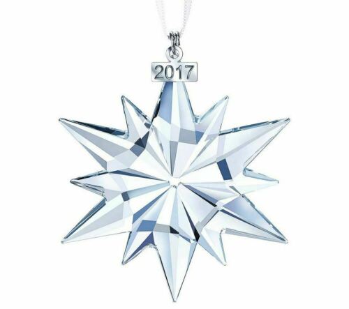 Swarovski Christmas Ornament Large Annual Edition 2017 Clear Crystal#5257589 New - Picture 1 of 1