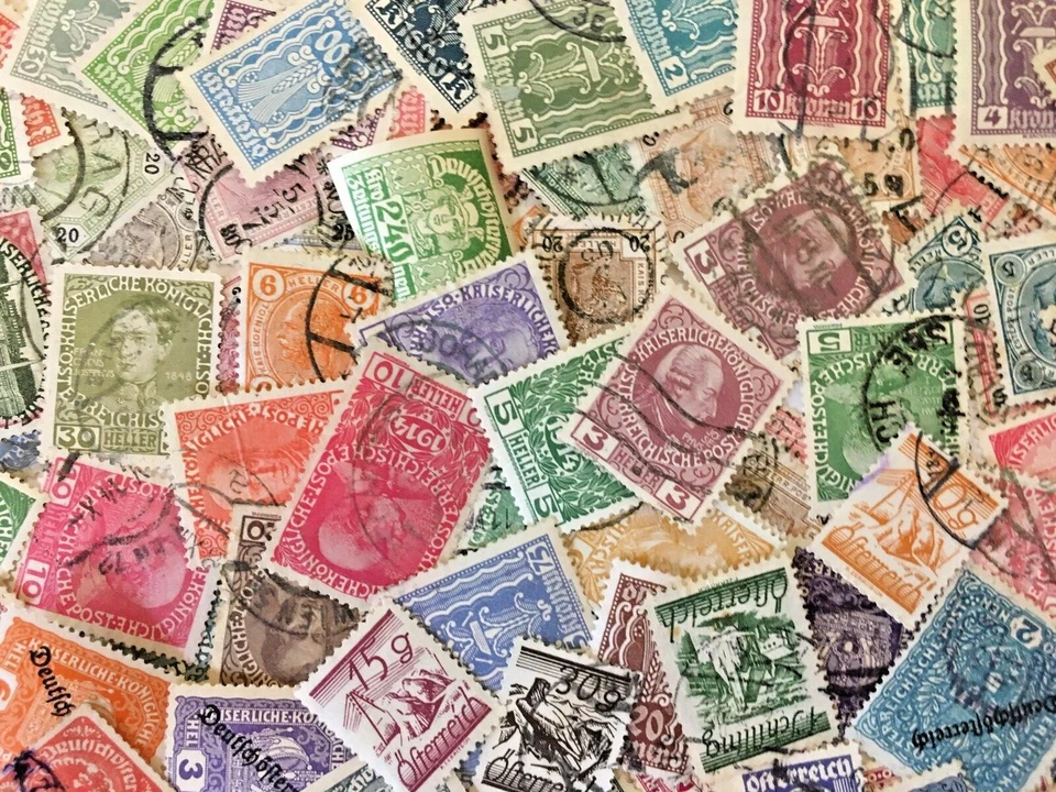 OLD AUSTRIA - 500 STAMPS before 1937, ALL DIFFERENT - Very Nice Collection! - Image 3 of 4