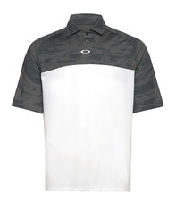 OAKLEY REDUCT C1 DUALITY Men's Polo Shirt - Uniform Grey/White - Large - NWT
