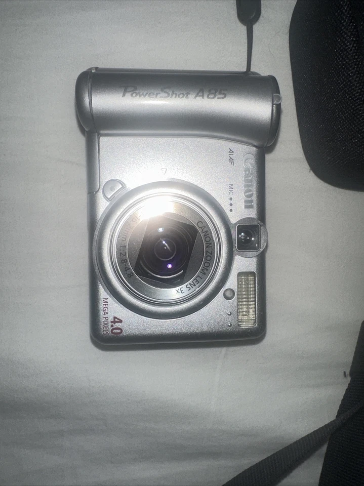Цифровая камера Canon Powershot A85 4,0 Мп - серебристая - дефектный зум! - Изображение 3 из 4