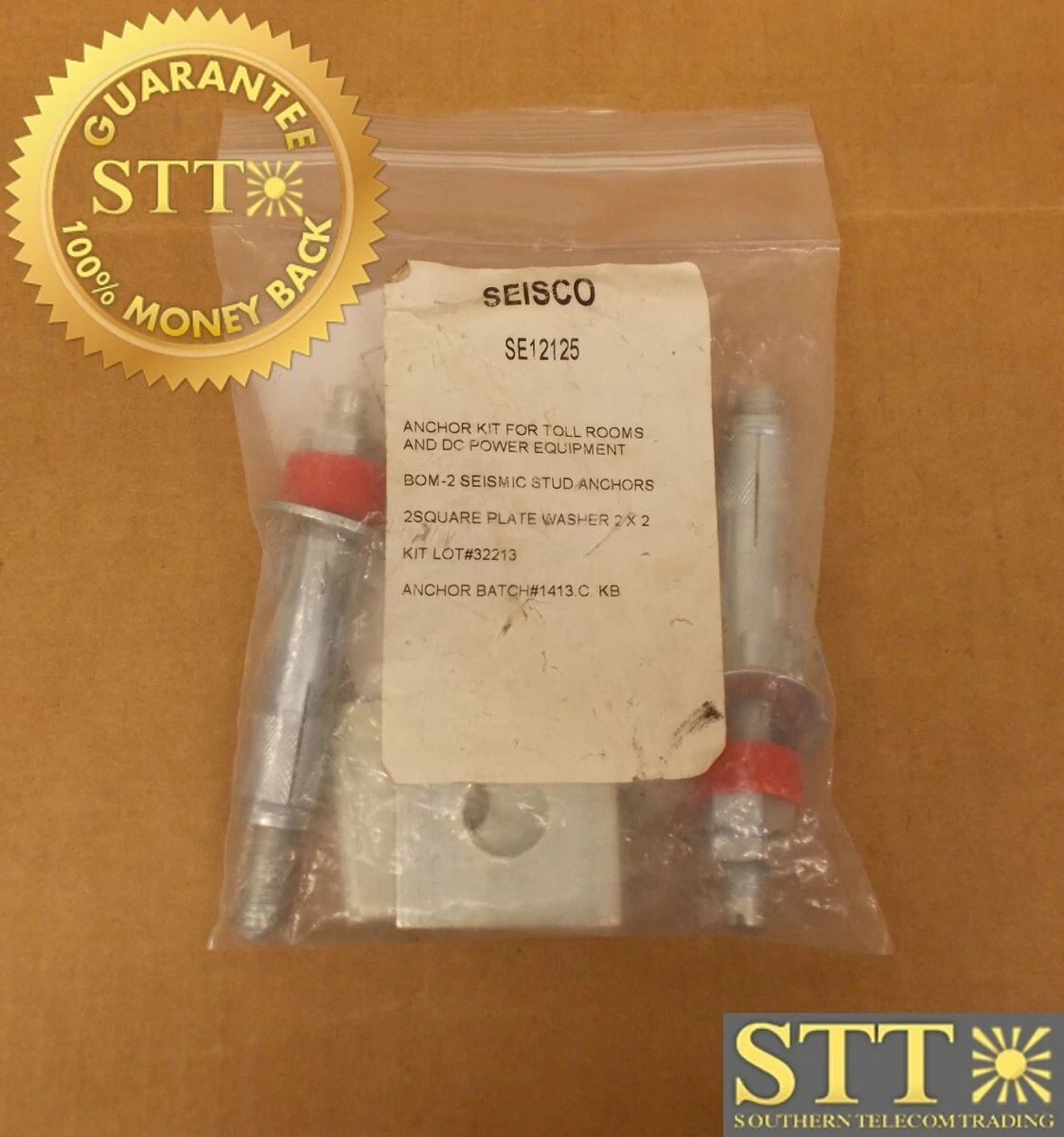 SE12125 SEISCO ANCHOR KIT FOR TOLL ROOMS/DC POWER EQUIPMENT NEW | eBay