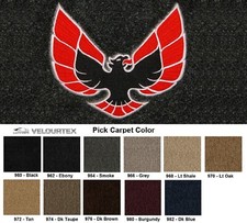 Lloyd Mats Velourtex Pontiac Trans Am Bird Front Floor Mats 1970-81