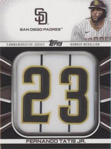 FERNANDO TATIS JR. 2022 Topps Commemorative Jersey Number