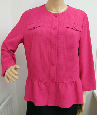 New Women's Gerry Weber Jacket, Raspberry colour, size 16