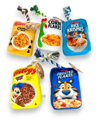 Kellogg's Quietsche Haustier Spielzeug - Auswahl Von Müsli Stile