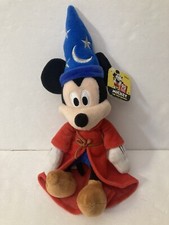 Disney Mickey Mouse 90 Years Sorcerer's Apprentice 10" Plush New w/Tag