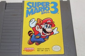 Lot of 3 Nintendo NES Super Mario Bros Duck Hunt Dr 3 Video Game Cartridges
