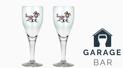 2er Set Brugse Zot Biergläser Half Pint 25cl Nagelneu